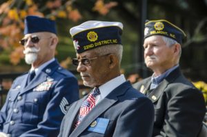 American Veterans Honored at a Veteran’s Day Cermony