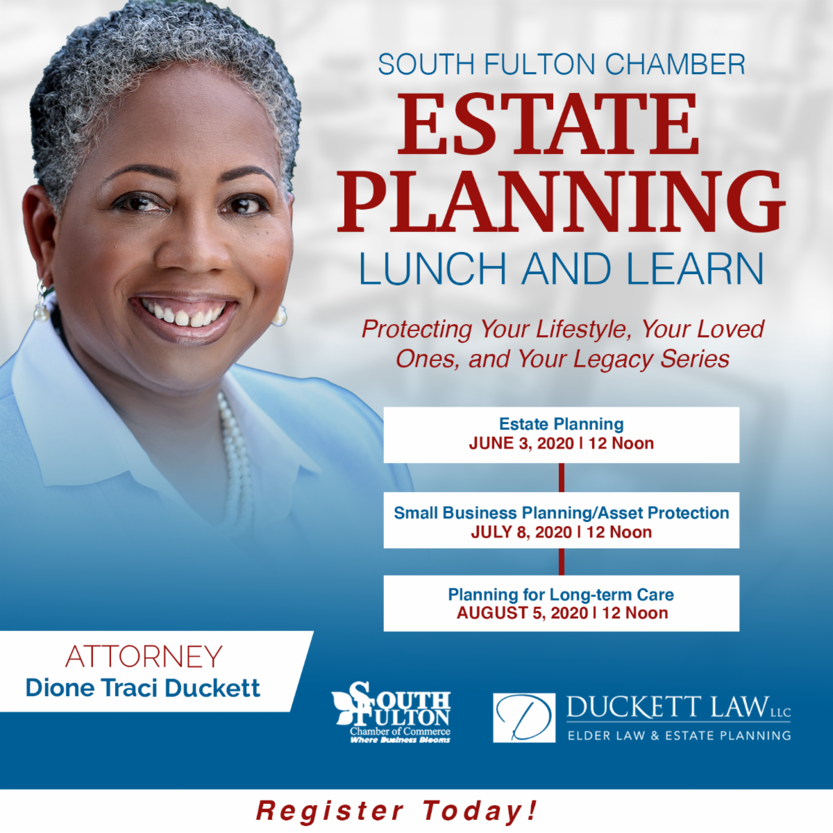South Fulton Chamber Estate Planning Lunch and Learn