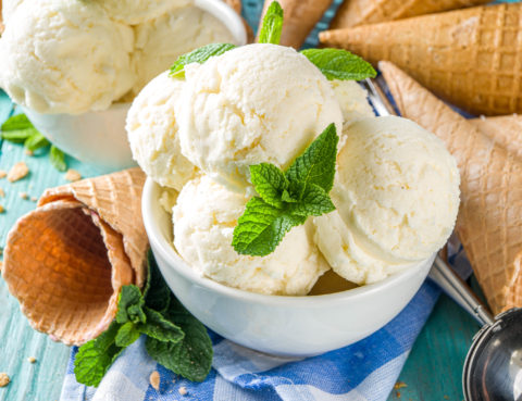 Homemade Vanilla Ice Cream